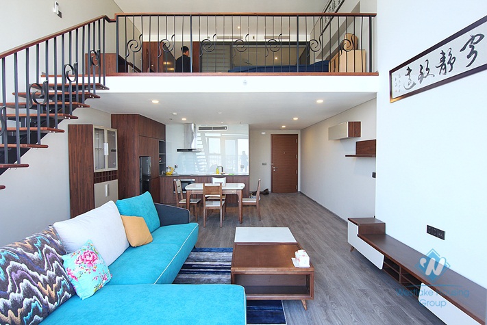 Luxury one bedroom apartment for rent in Pentsudio, Tay Ho district, Ha Noi